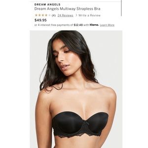 Dreams angels multiway strapless bra